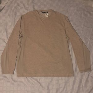 Walter Hagen Essentials sporty, multi- fabric long sleeve sweater shirt. XL